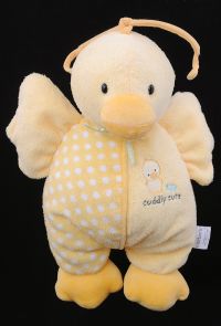 Carters Prestige CUDDLY CUTE Duck Musical Crib Pull Toy